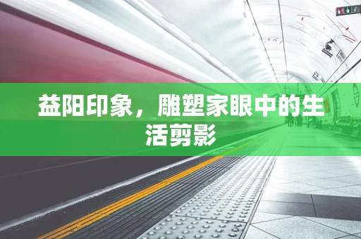 益阳印象，雕塑家眼中的生活剪影
