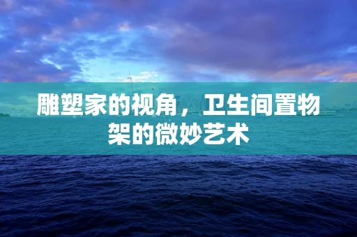 雕塑家的视角，卫生间置物架的微妙艺术