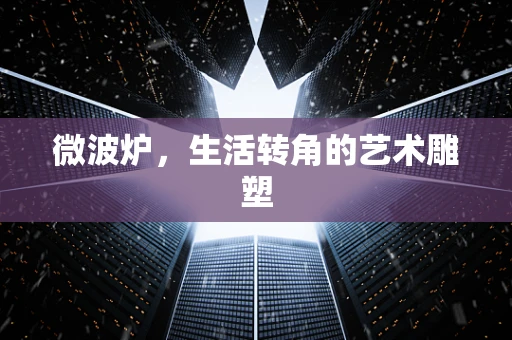 微波炉，生活转角的艺术雕塑