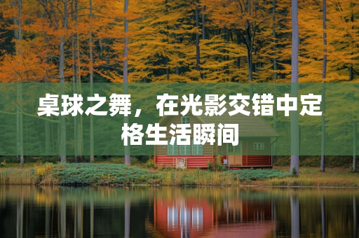桌球之舞，在光影交错中定格生活瞬间