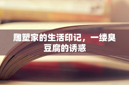 雕塑家的生活印记，一缕臭豆腐的诱惑