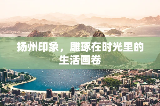 扬州印象，雕琢在时光里的生活画卷