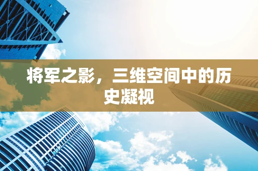 将军之影，三维空间中的历史凝视