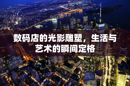 数码店的光影雕塑，生活与艺术的瞬间定格