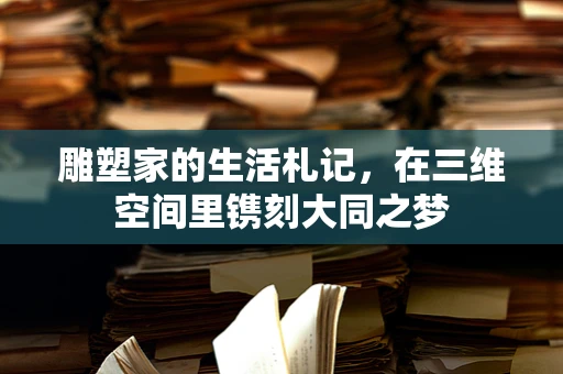 雕塑家的生活札记，在三维空间里镌刻大同之梦