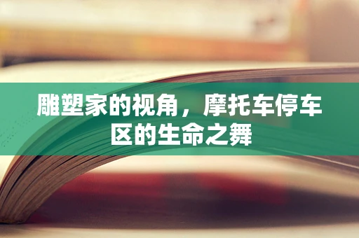 雕塑家的视角，摩托车停车区的生命之舞