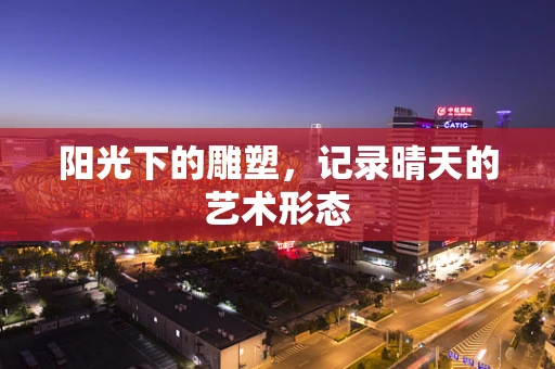 阳光下的雕塑，记录晴天的艺术形态