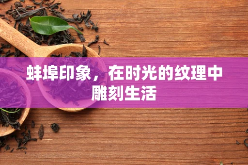 蚌埠印象，在时光的纹理中雕刻生活