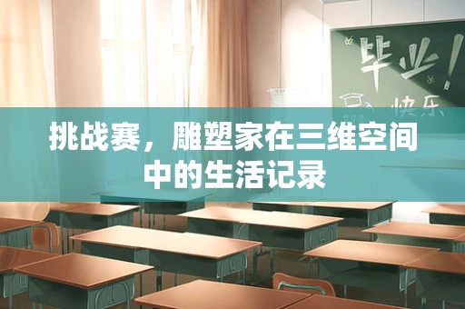 挑战赛，雕塑家在三维空间中的生活记录