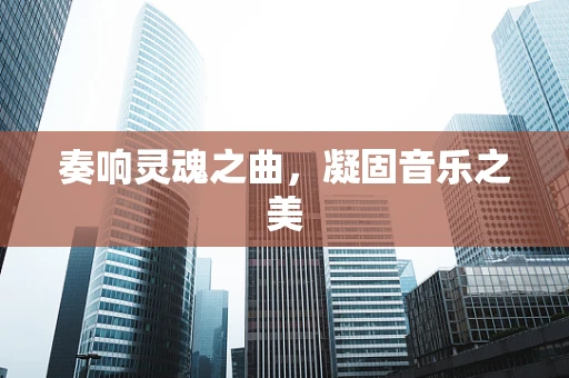 奏响灵魂之曲，凝固音乐之美