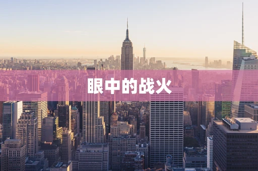 眼中的战火