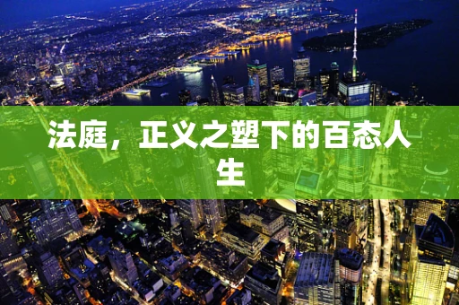 法庭，正义之塑下的百态人生