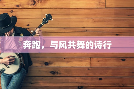 奔跑，与风共舞的诗行