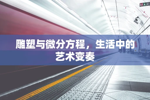 雕塑与微分方程，生活中的艺术变奏