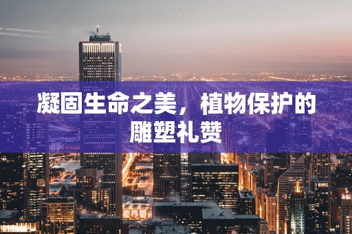 凝固生命之美，植物保护的雕塑礼赞