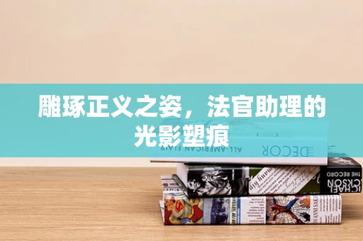 雕琢正义之姿，法官助理的光影塑痕