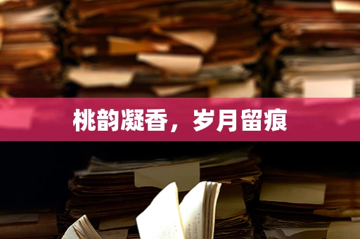 桃韵凝香，岁月留痕