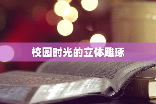 校园时光的立体雕琢