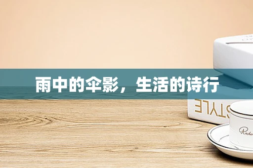 雨中的伞影，生活的诗行