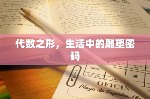 代数之形，生活中的雕塑密码
