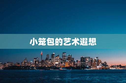 小笼包的艺术遐想
