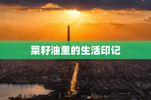 菜籽油里的生活印记