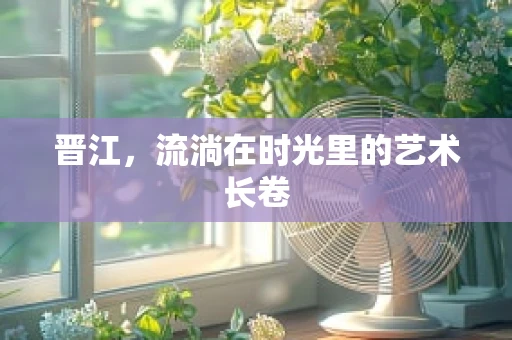晋江，流淌在时光里的艺术长卷