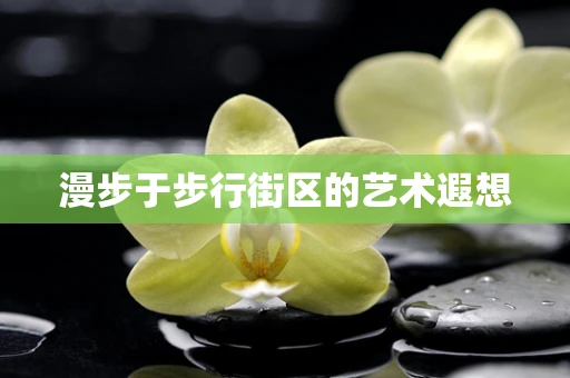 漫步于步行街区的艺术遐想