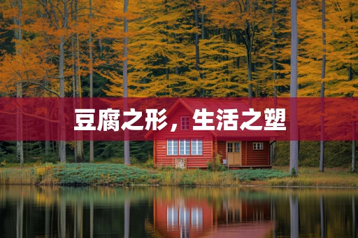 豆腐之形，生活之塑