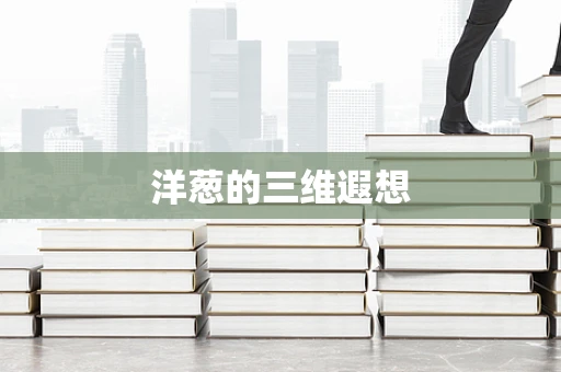 洋葱的三维遐想