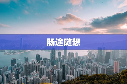 肠途随想