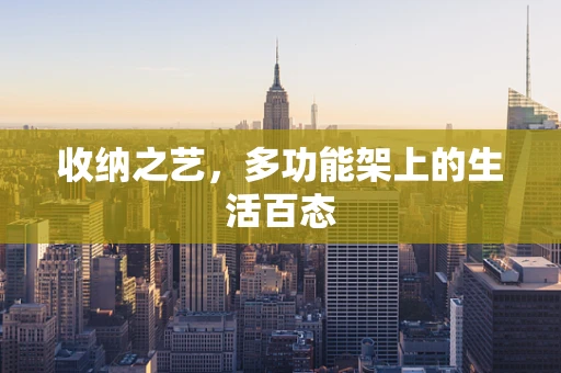 收纳之艺，多功能架上的生活百态