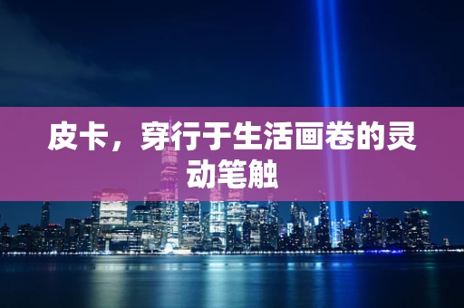 皮卡，穿行于生活画卷的灵动笔触
