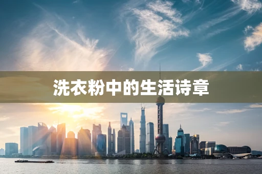 洗衣粉中的生活诗章