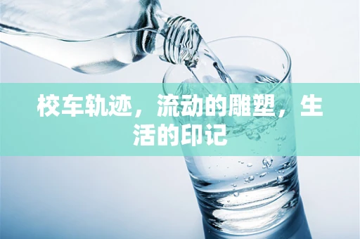 校车轨迹，流动的雕塑，生活的印记