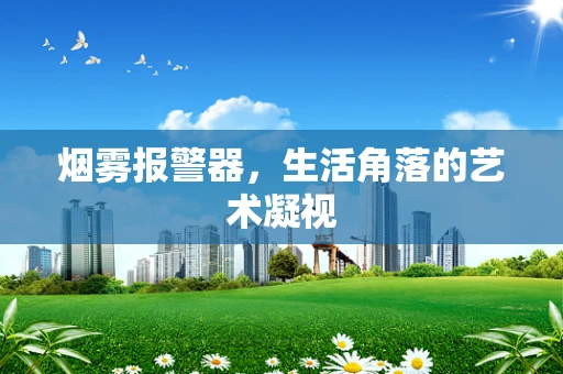 烟雾报警器，生活角落的艺术凝视