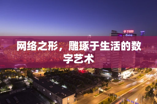 网络之形，雕琢于生活的数字艺术