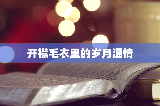 开襟毛衣里的岁月温情