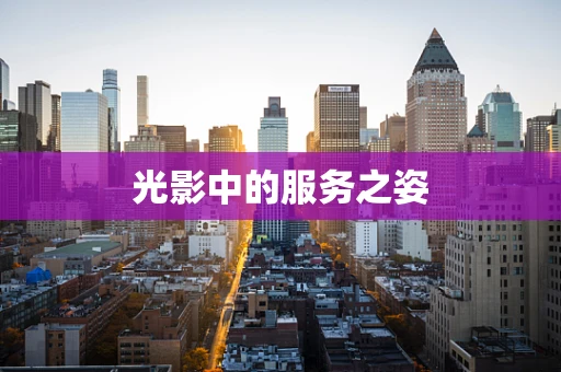 光影中的服务之姿
