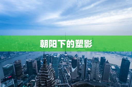 朝阳下的塑影