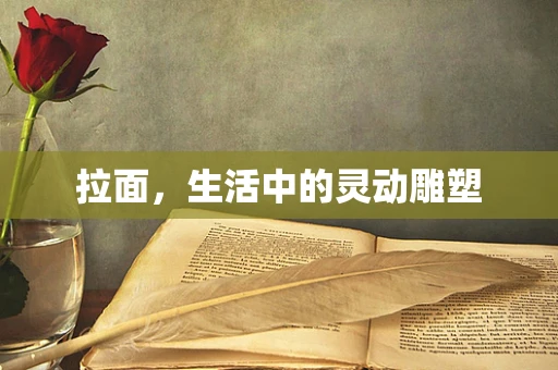 拉面，生活中的灵动雕塑