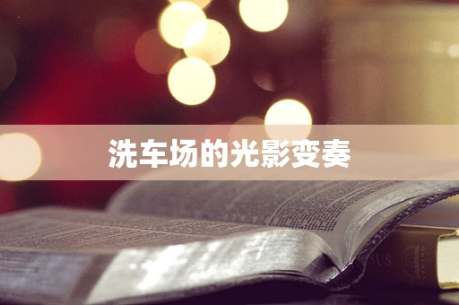 洗车场的光影变奏