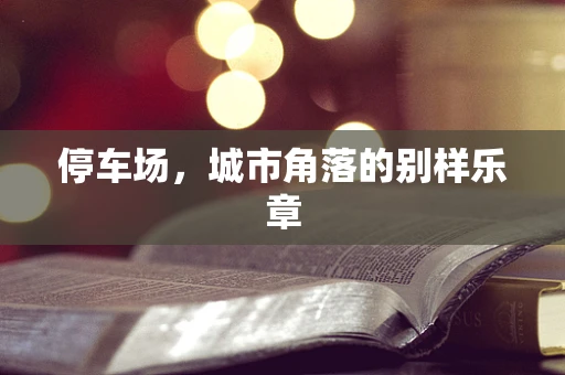 停车场，城市角落的别样乐章
