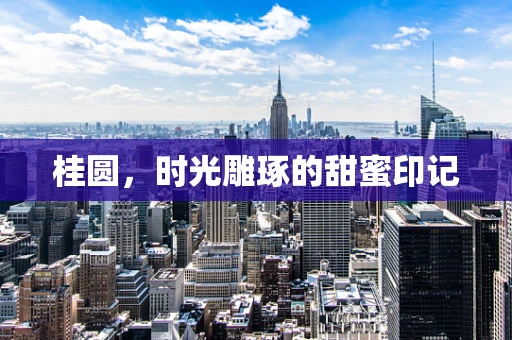 桂圆，时光雕琢的甜蜜印记