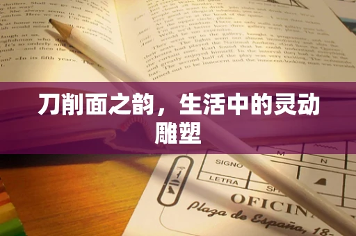 刀削面之韵，生活中的灵动雕塑