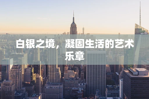 白银之境，凝固生活的艺术乐章