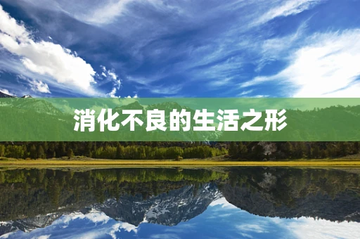 消化不良的生活之形