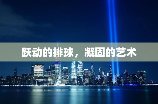 跃动的排球，凝固的艺术