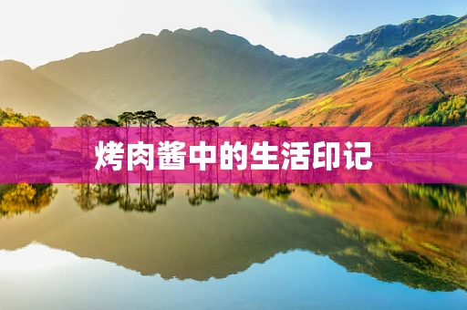 烤肉酱中的生活印记