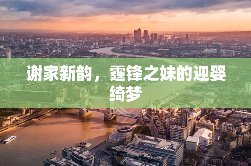 谢家新韵，霆锋之妹的迎婴绮梦
